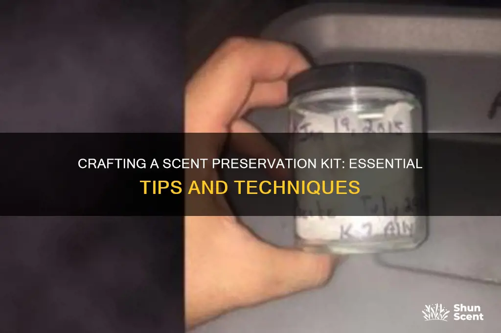 how to make a scent preservation kit
