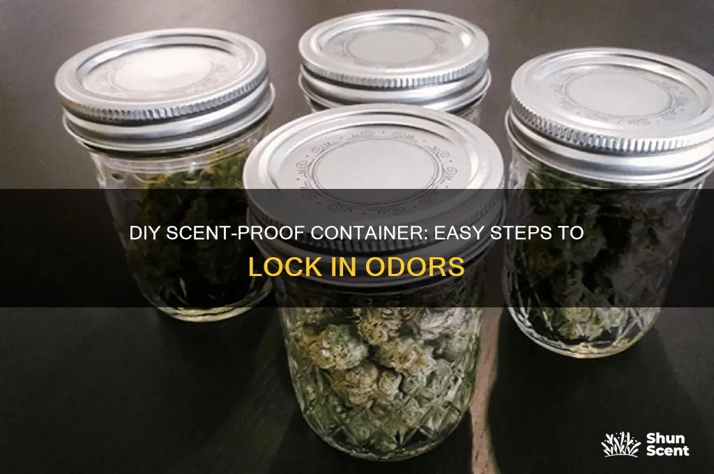 how to make a scent proof container