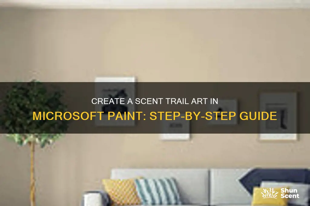 how to make a scent trail microsoft paint