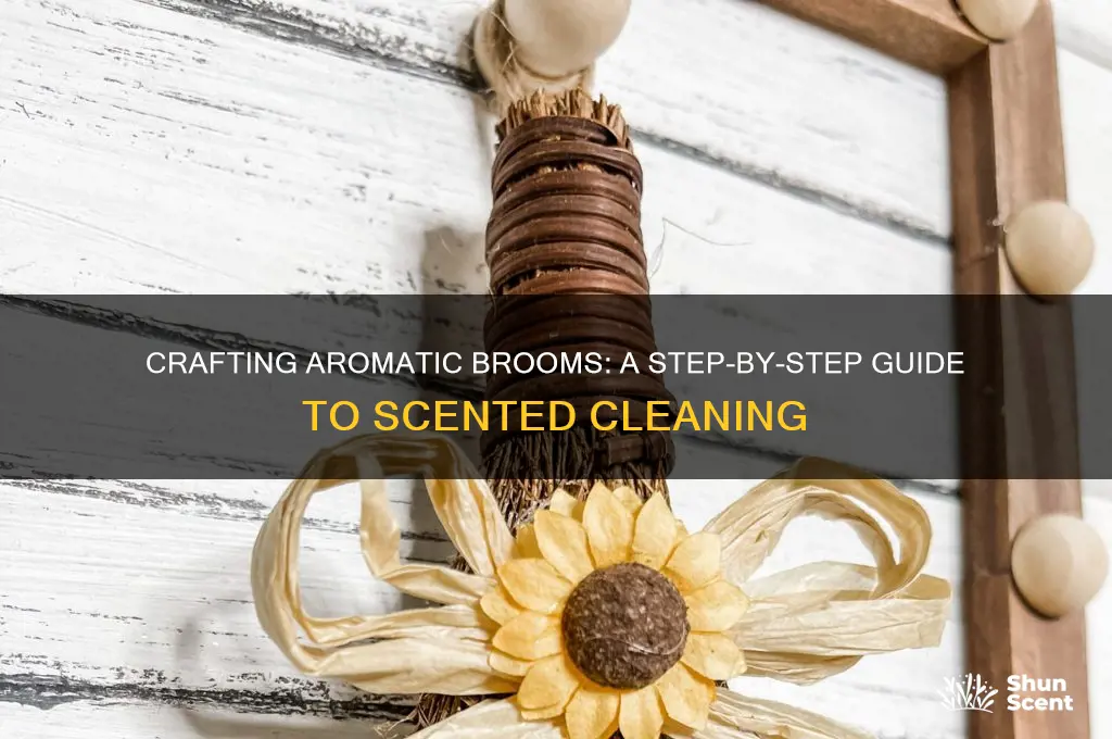 how to make a scented broom