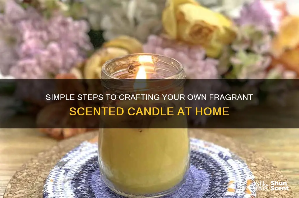 how to make a scented candle easy