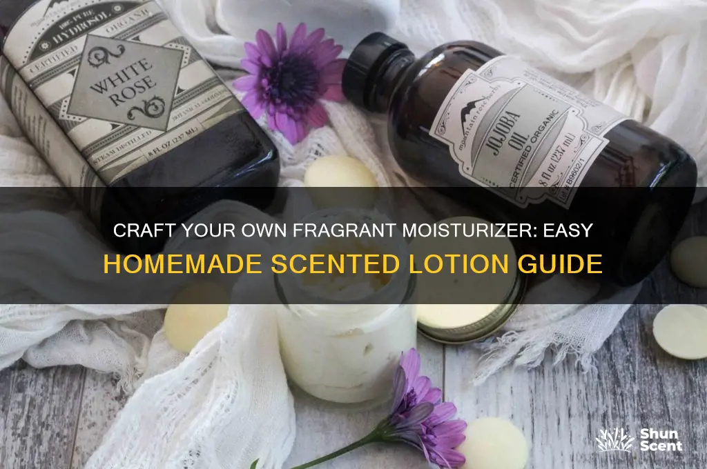 how to make a scented homemade lotion