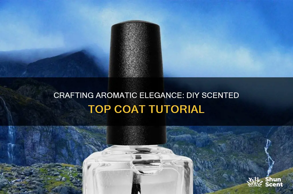 how to make a scented top coat
