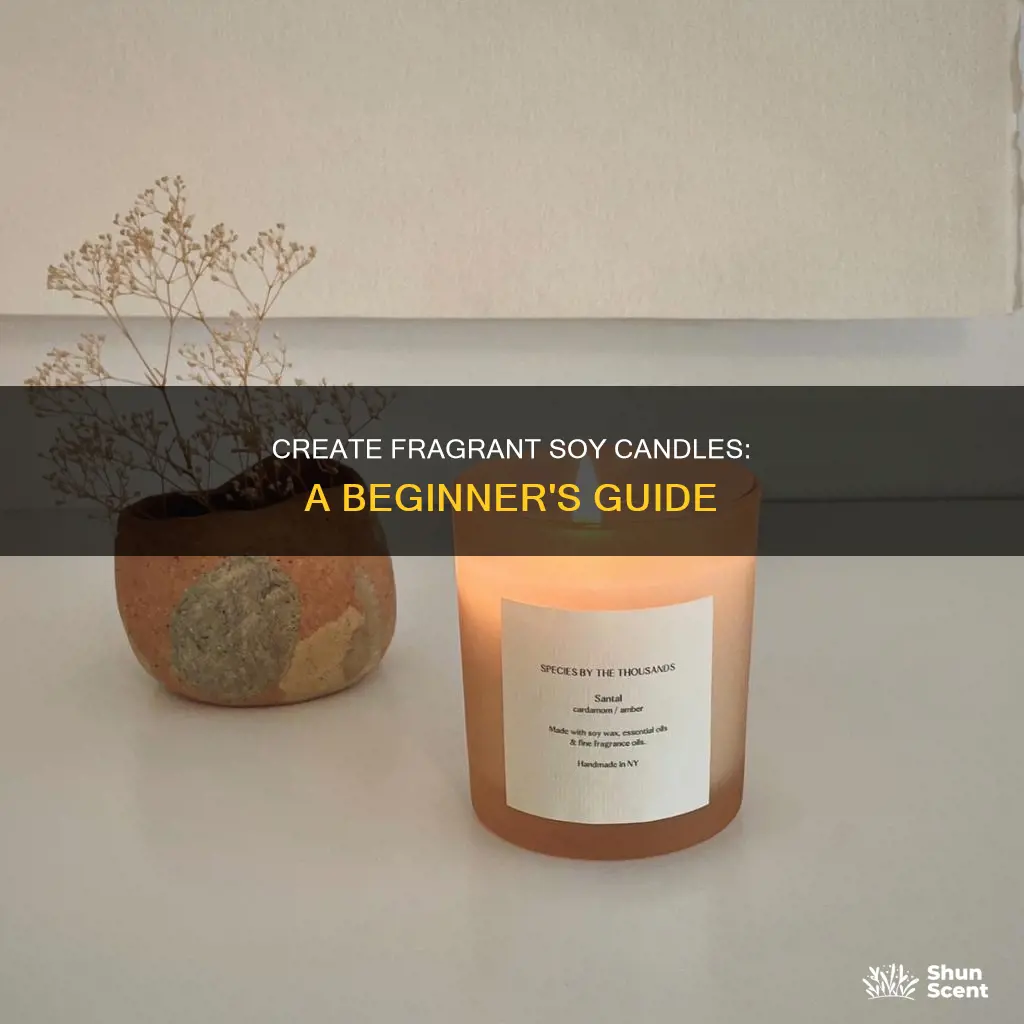 how to make a soy candle with fragrance oils