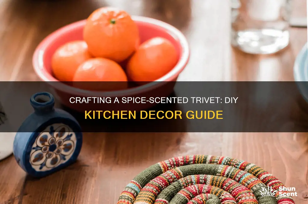 how to make a spice scented trivet