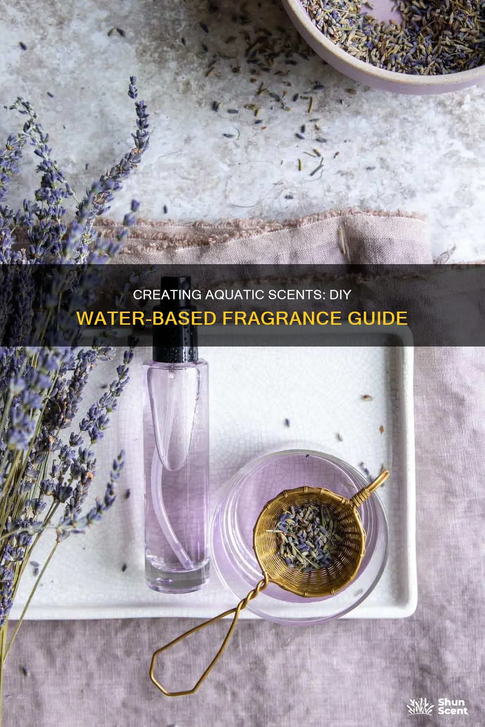 how to make a water based fragrance