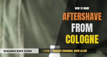 Make Your Own Aftershave: Transforming Cologne