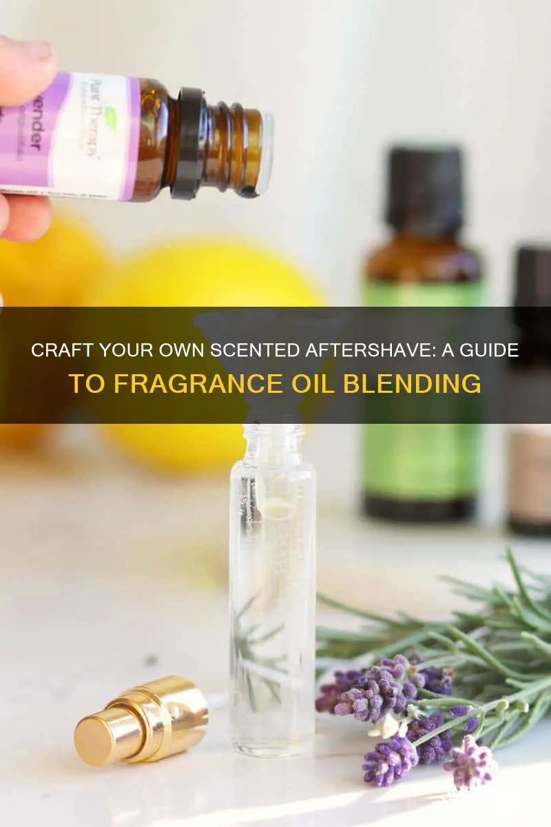 how to make aftershave with fragrance oil