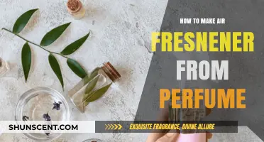 Make Air Fresheners with Perfume: Easy DIY Tricks