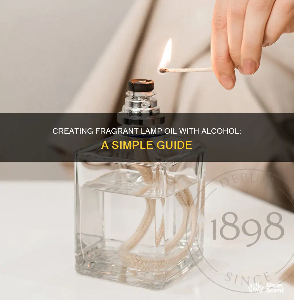 how to make alcohol based fragrance lamp oil