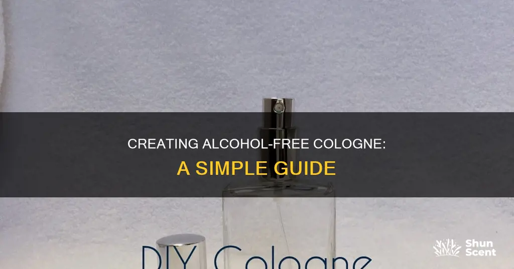 how to make alcohol free cologne