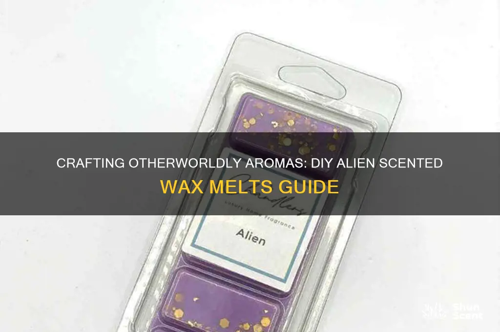 how to make alien scented wax melts