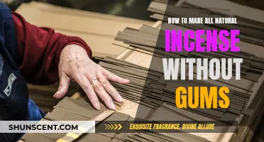 Making Natural Incense: Gum-Free Techniques and Recipes