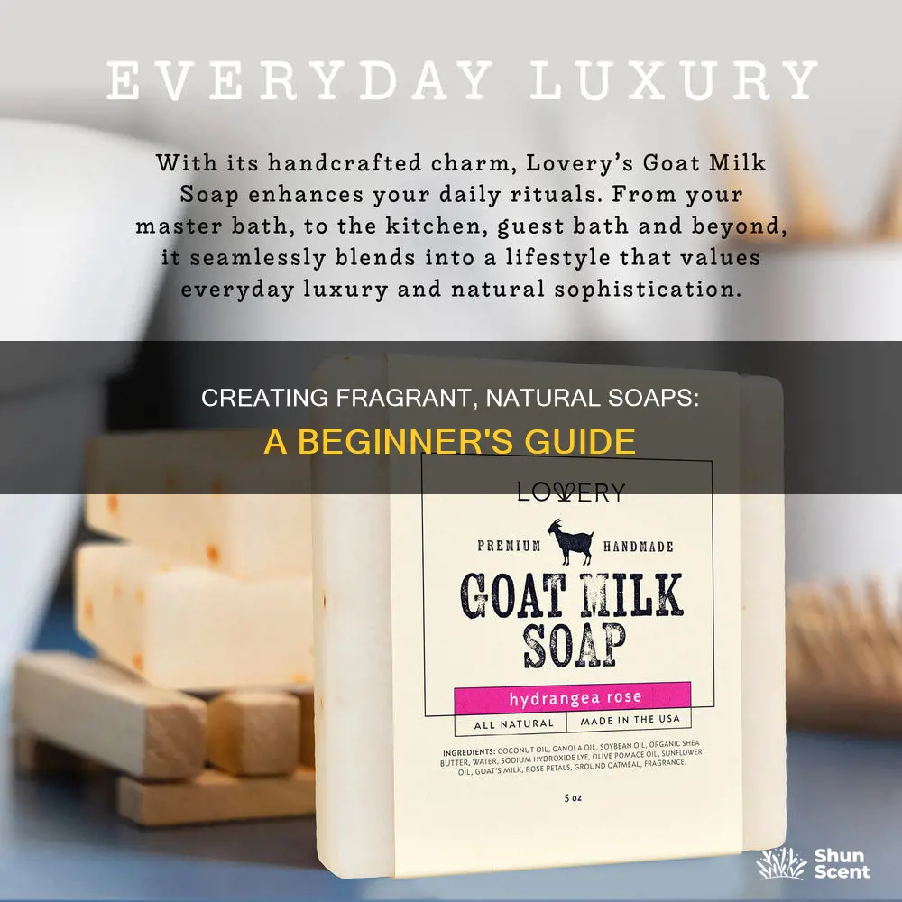 how to make all natural soap with fragrance