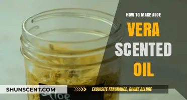 Crafting Aloe Vera Scented Oil: Simple DIY Aromatherapy Guide