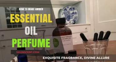 Creating Amber Essential Oil Perfume at Home