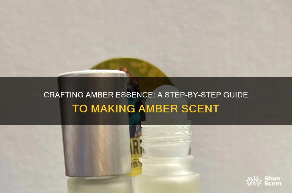 how to make amber scent