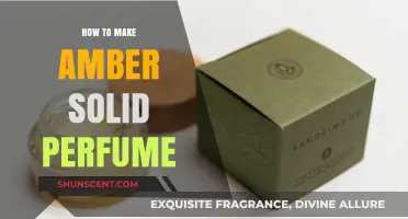 Creating Solid Amber Perfume: A Simple Guide