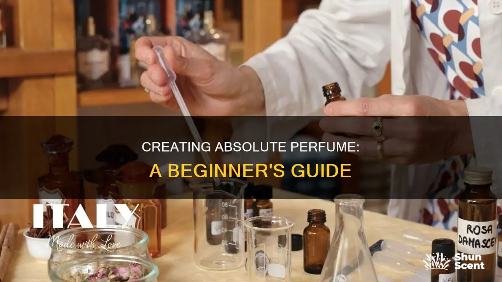 how to make an absolute into perfume