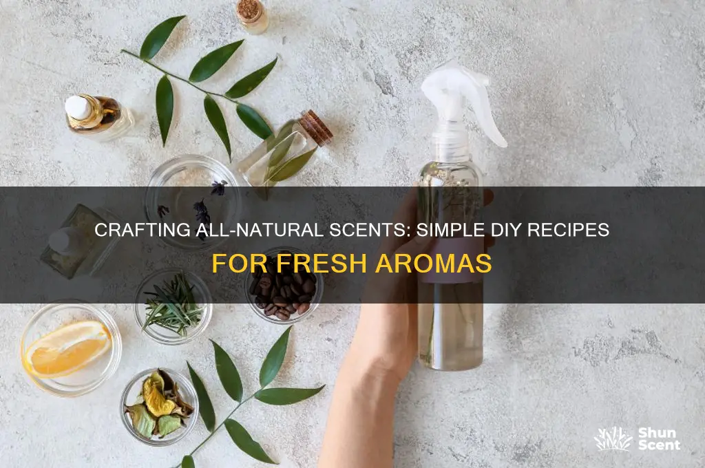 how to make an all natural scent