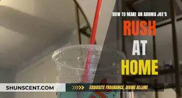 Make Aroma Joe's Rush at Home: Easy Steps