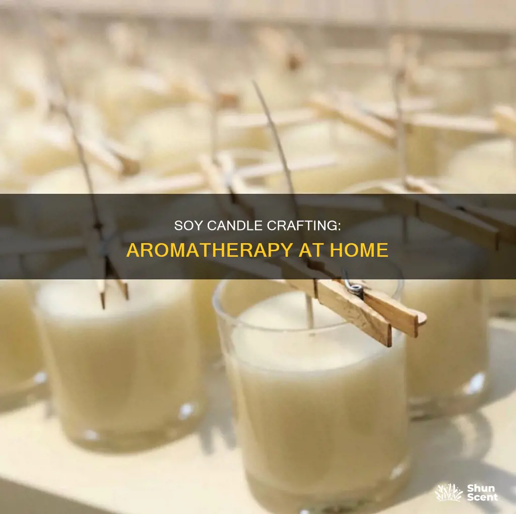 how to make an aroma therapy soy candle