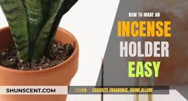Make Your Own Incense Holder: Easy, Creative DIY Project