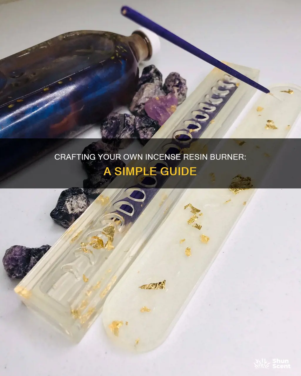 how to make an incense resin burner