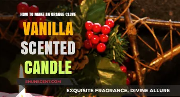 Crafting a Warm Orange Clove Vanilla Scented Candle at Home