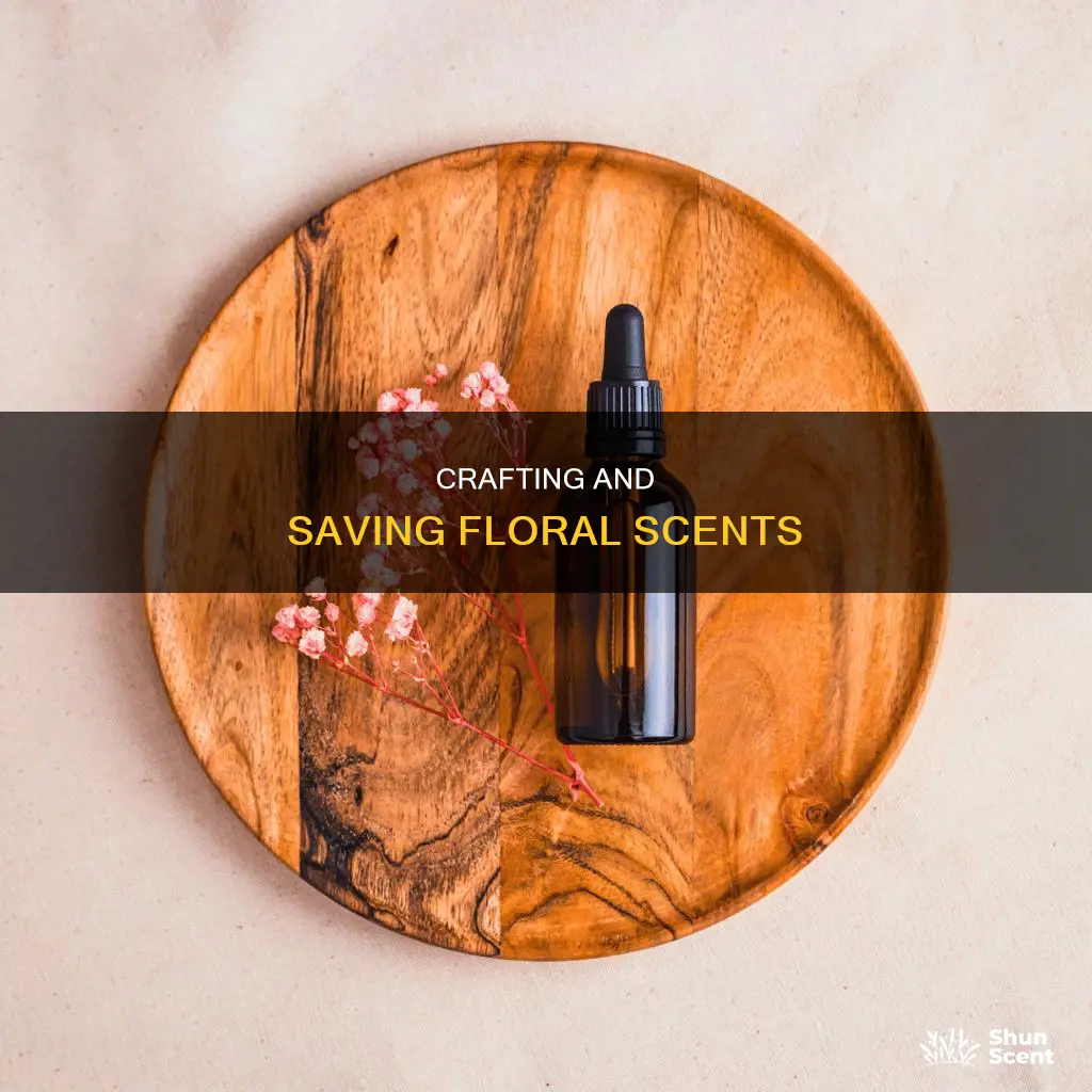 how to make and preserve perfume from flowers