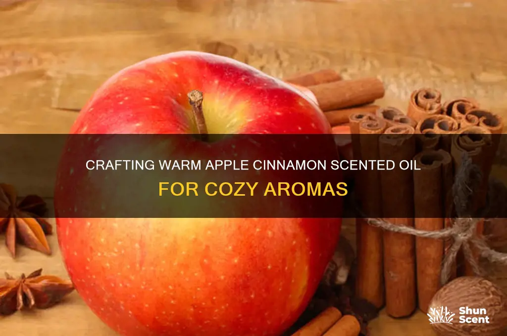 how to make apple cinnamon scented oil