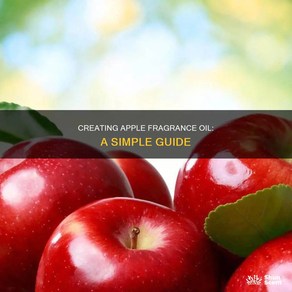 how to make apple fragrance oil