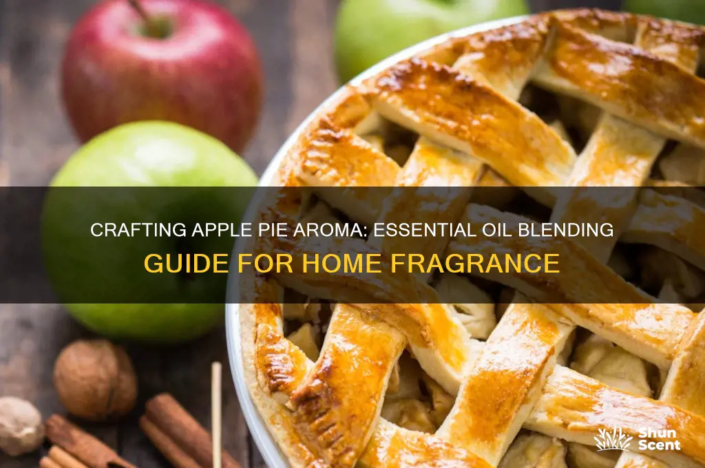 how to make apple pie scent using essential oils