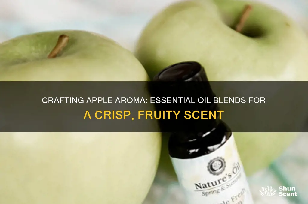 how to make apple scent with essential oils