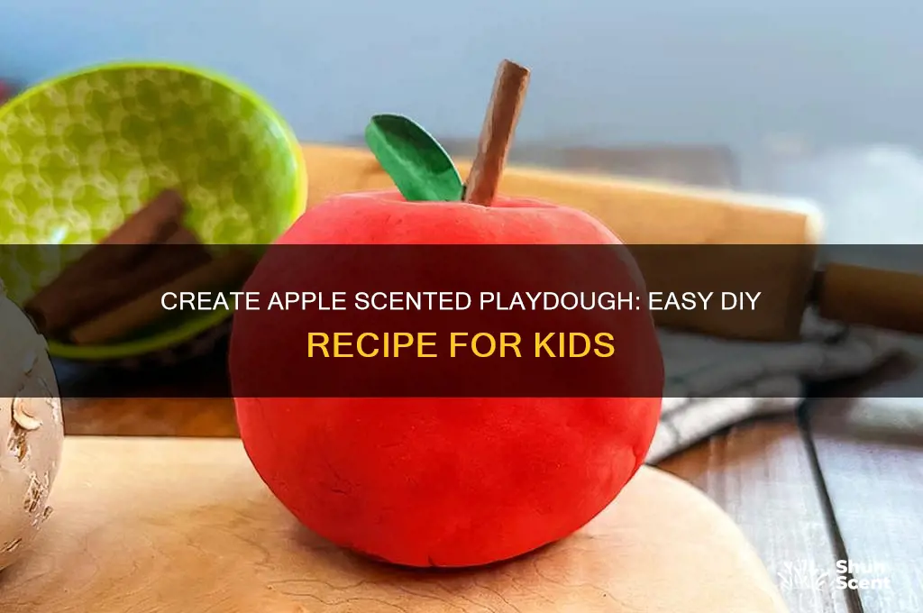 how to make apple scented playdough