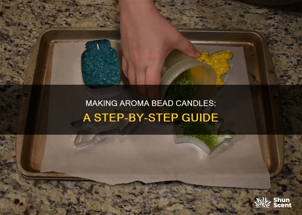 how to make aroma bead candles