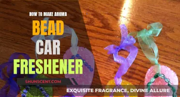 Make Your Own Aroma Bead Car Freshener