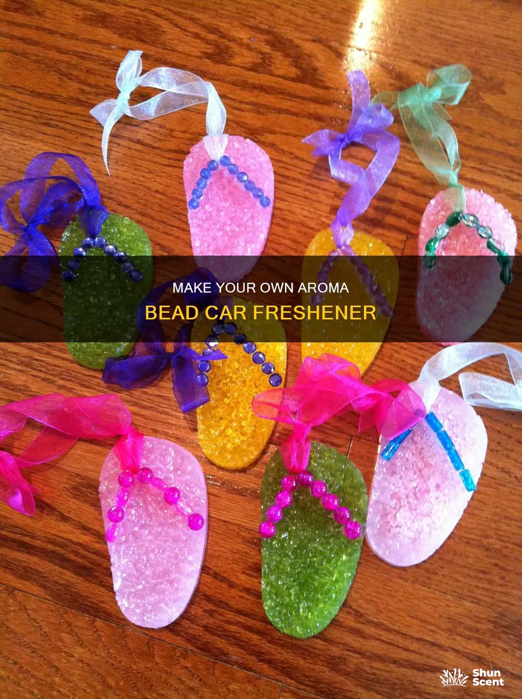 how to make aroma bead car freshener