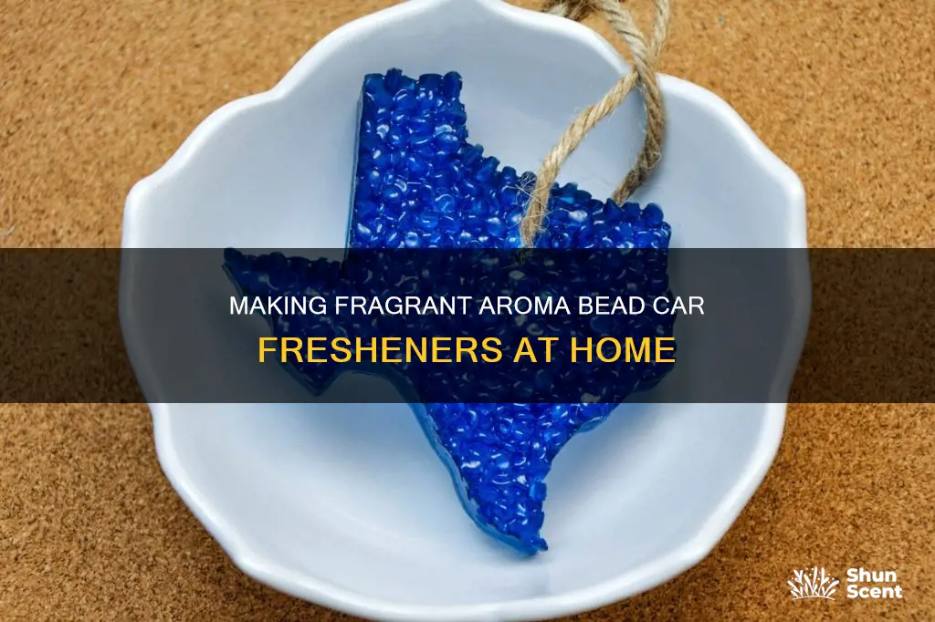 how to make aroma bead car freshies