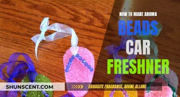 Make Your Own Aroma Bead Car Freshener