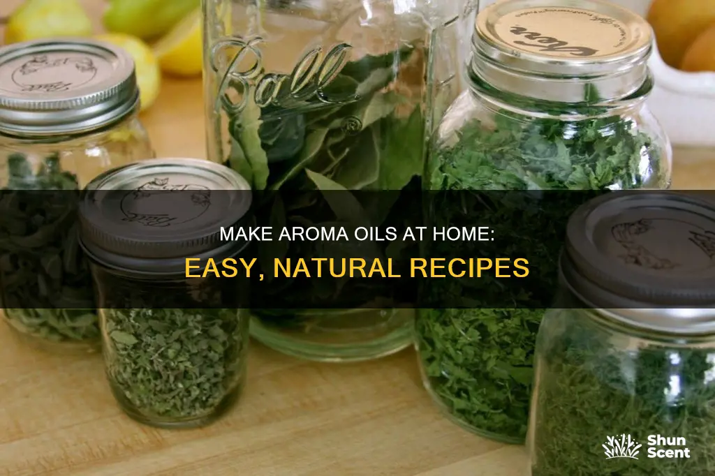 how to make aroma oil at home