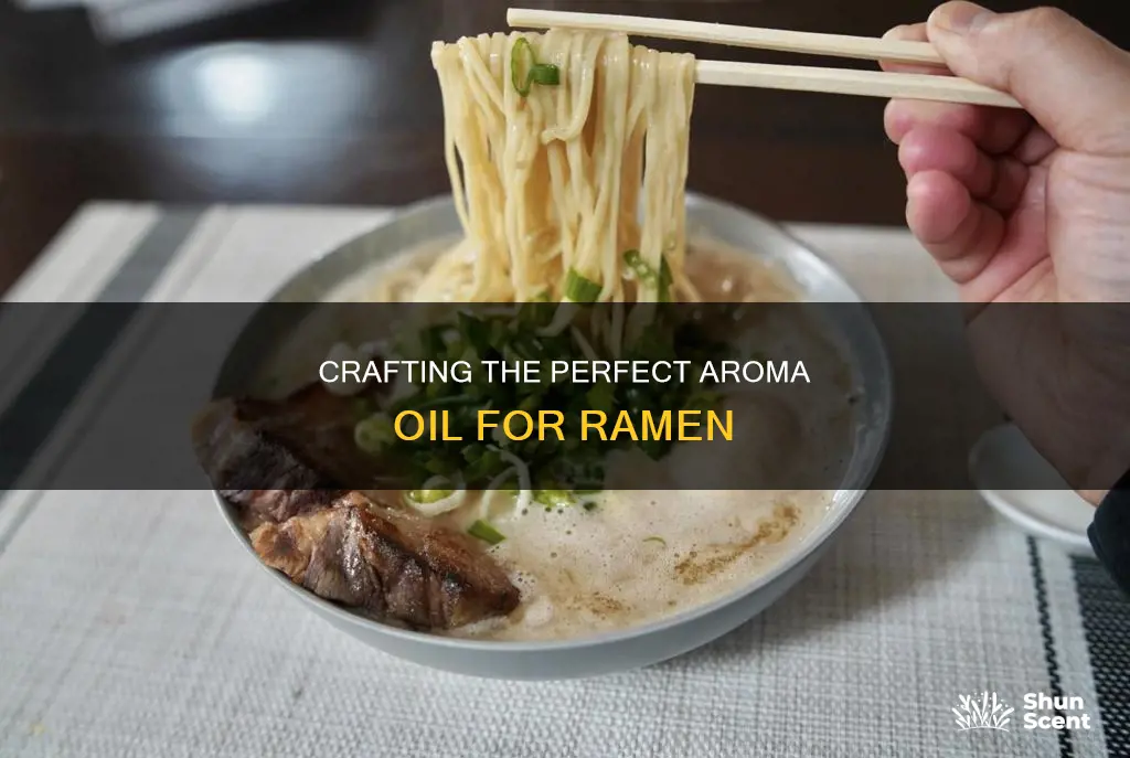 how to make aroma oil for ramen