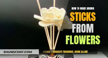 Create Fragrant Aroma Sticks Using Nature's Flowers