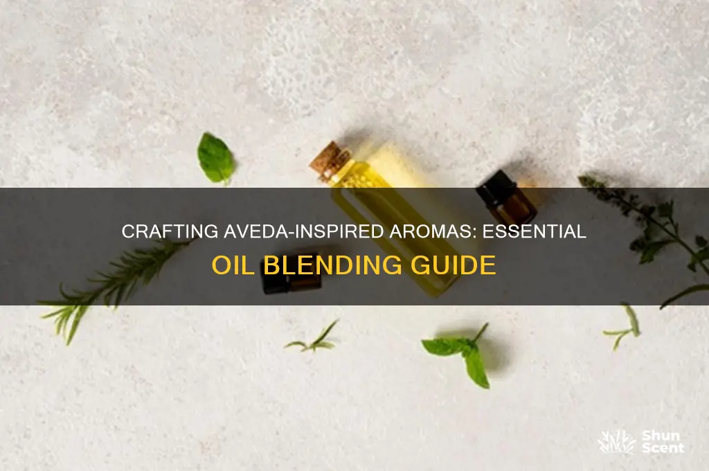 how to make aveda scent with essential oils