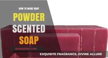Crafting Baby Powder Scented Soap: Easy DIY Recipe for Beginners