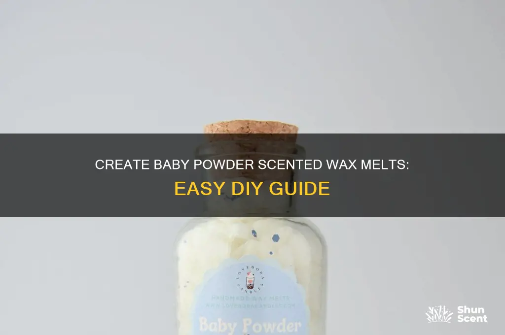 how to make baby powder scented wax melts