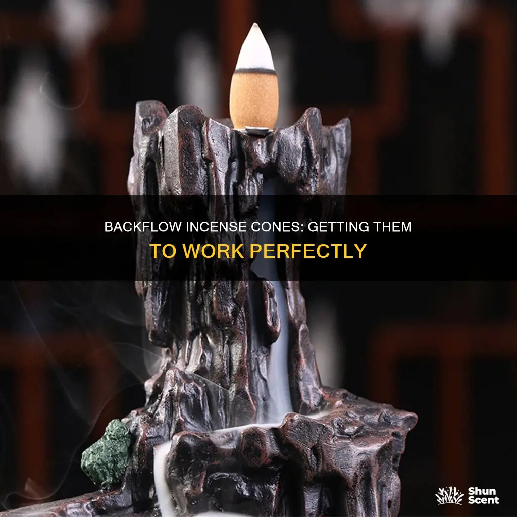 how to make backflow incense cones work