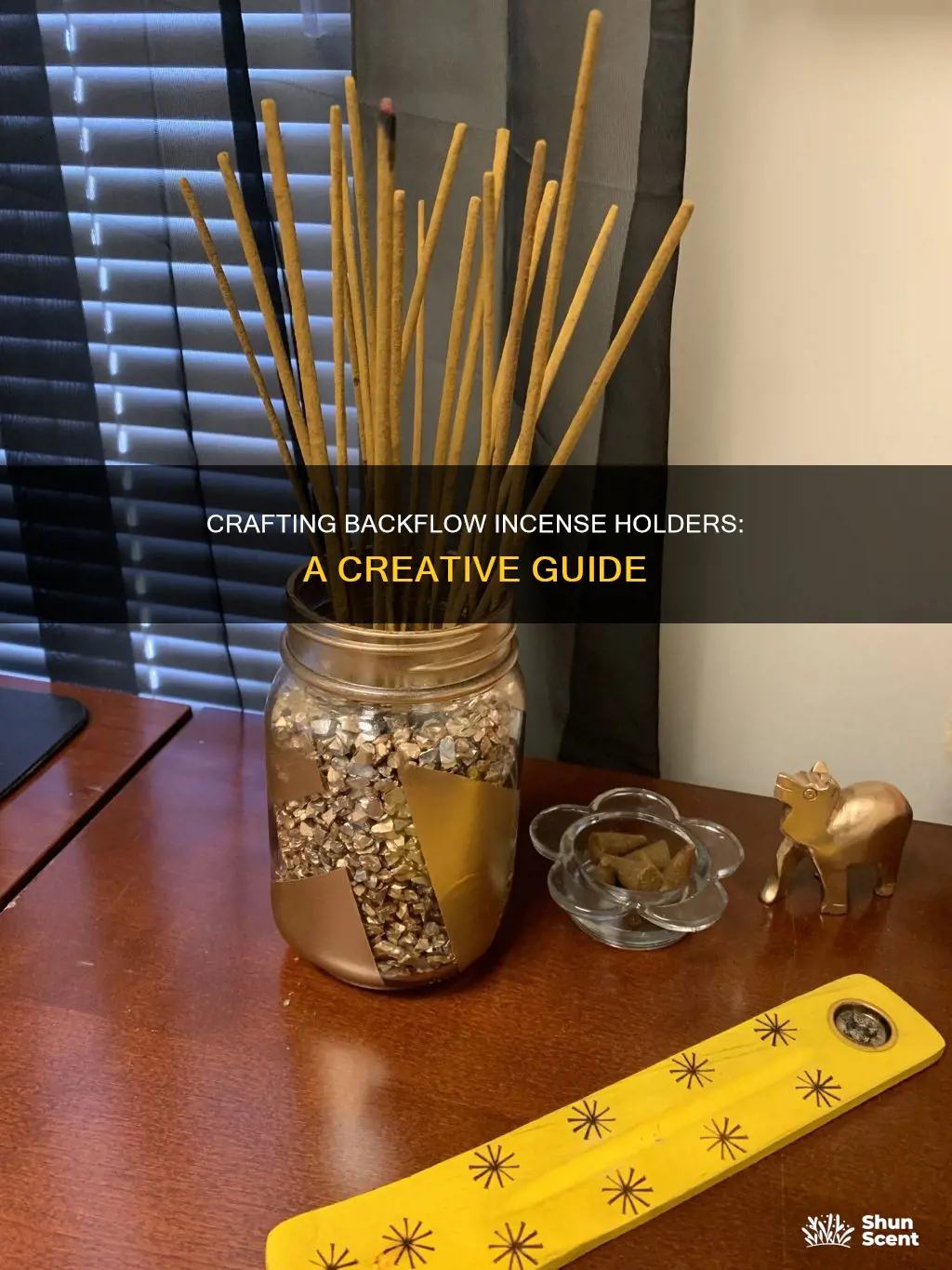 how to make backflow incense holder