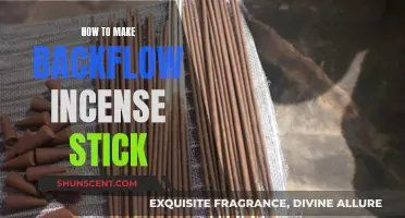 Make Your Own Backflow Incense Sticks at Home