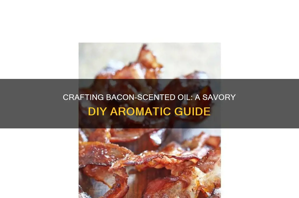 how to make bacon scented oil
